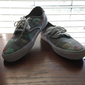 Floral vans